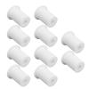 1 Inch Cable Routing Kit, 10pcs Neater Look Cable Feed Through Bushings Silicone for Cable (White) view 4