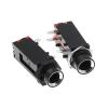 BHUPWZE 100PCS PJ-309 6.35mm Audio Jack 3Pin Stereo Audio Socket Microphone Welding Line/Microphone Socket PJ309(100PCS Silver Nut) view 4