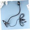 Angoily USB Led Reading Lamp Flexible Gooseneck Level Brightness Clip Design for Bedside Travel Eye-Care Illumination for Reading Hobbies and Camping Black view 3