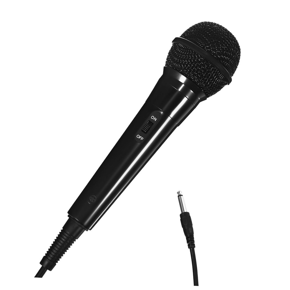 Dynamic Microphone for Calls High Fidelity Recording 6.5mm Handheld Wired Mic for Singing Streaming Computer