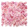 Tinoaly 50pcs Pink Bow Stickers, Vintage Bow Knot Stickers, Waterproof Vinyl, Decals for Water Bottles, Laptops, Journals, Scrapbooking view 1