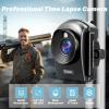 Dsoon Time Lapse Camera,1080P HD Timelapse Camera Outdoor,110 Wide Angle & 2.4" LCD Screen,180 Days Standby for Record Construction, Weather, Plant,Drawing(64GB TF Card Included) view 4