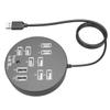 Housoutil USB Splitter 10 Port USB Hub Laptop Accessory Data Dock Station Easy Connection Cable view 1