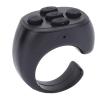 Remote Control Scrolling Ring, Camera Shutter for Android Phones Tablets with Charging Case, Liberate Your Hands, Compatible with Video/Reading App (Black) view 1