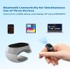 Bluetooth Remote Control Scrolling Ring for TikTok, Camera, Page Turner Remote - for iPhone, iPad, Tablet, iOS and Android - Gray view 2