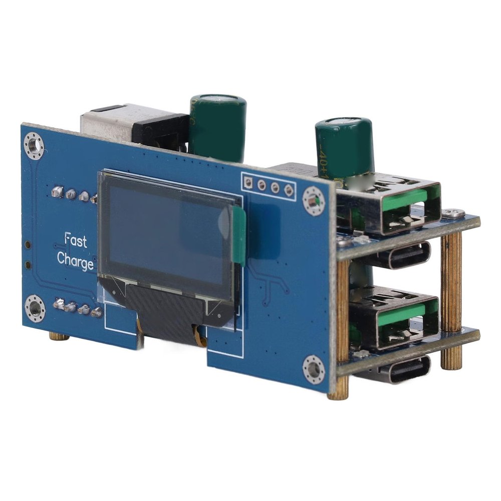 100W USB Type C DC Output Ports High Power Fast Charging Board Module Expandable Setup Versatile Charging Protocols Supports PPS PD QC AFC SCP PE SFCP