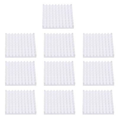 10Pcs P48x5x48 Aluminum Heat Sink, Heatsink Sink Cooler Heatsink Module Cooling Fin for Circuit Board Chip