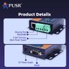 PUSR RS485 RS232 RS422 to Ethernet Modbus RTU to TCP Modbus Gateway Serial to Ethernet Bidirectional Transparent Data Transmission Watchdog Protection USR-TCP232-306 view 3