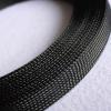 1mm-100mm black expandable braided nylon mesh PET sleeve cable sleeve/sheath/automatic wiring harness instrument - (Color: Black, Inside Diameter: 60mm 1Meter) view 2