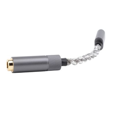 Bewinner Type C to 4.4mm Headphone Adapter - CX31993 Chip, Cooperized Silver 384KHz/32bit Type C to 4.4mm Sound Adapter Cable,120mm