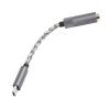 Bewinner Type C to 4.4mm Headphone Adapter - CX31993 Chip, Cooperized Silver 384KHz/32bit Type C to 4.4mm Sound Adapter Cable,120mm view 3
