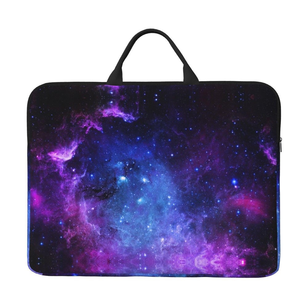 YQxwJL Universe Galaxy Star Space print Durable Travel Laptop Bag HandBag Shockproof Carrying Bag Briefcase for 14inch Laptop Notebook