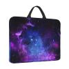 YQxwJL Universe Galaxy Star Space print Durable Travel Laptop Bag HandBag Shockproof Carrying Bag Briefcase for 14inch Laptop Notebook view 2