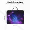 YQxwJL Universe Galaxy Star Space print Durable Travel Laptop Bag HandBag Shockproof Carrying Bag Briefcase for 14inch Laptop Notebook view 4