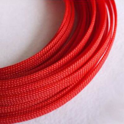 1-30M Cable Sleeves 3-40mm Red Snakeskin Mesh Wire Protecting Nylon Tight PET Expandable Insulation Sheathing Braided Sleeves - (Color: 3Meters, Inside Diameter: 3mm)
