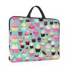 YQxwJL Cupcake Pattern print Durable Travel Laptop Bag HandBag Shockproof Carrying Bag Briefcase for 14inch Laptop Notebook view 2