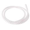 1m 8mm Wire Spiral Wrap Sleeving Band Tube Cable Protector Line Management Wrap With Clip Tool Spiral Office Home - Cable Sleeves - - (Color: white) view 1