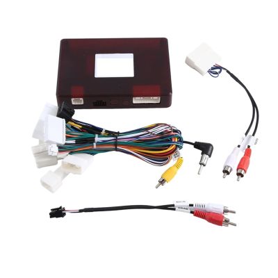16pin Car Stereo Radio Power Retrofit Wiring Harness Cable Adapter fits for Toyota Alphard Lexus IS250 IS300 High Trim Level with Fiber Optic Amplifier Most CANBUS Decoder