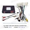 16pin Car Stereo Radio Power Retrofit Wiring Harness Cable Adapter fits for Toyota Alphard Lexus IS250 IS300 High Trim Level with Fiber Optic Amplifier Most CANBUS Decoder view 2