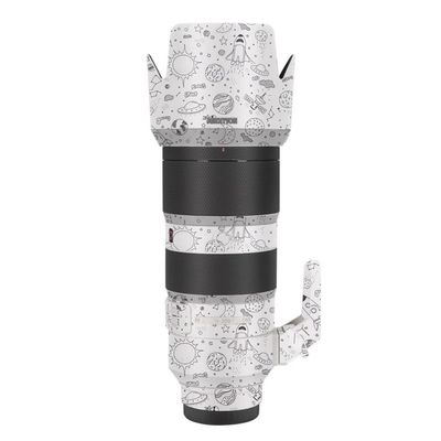 Skin Lens Camera Accessories Vinyl Wrap Body Protective Film for Sony FE 70-200mm F2.8 GM OSS Sticker Protector Decals FE 2.8/70-200 GM OSS 2.8 (Cartoon Space White)