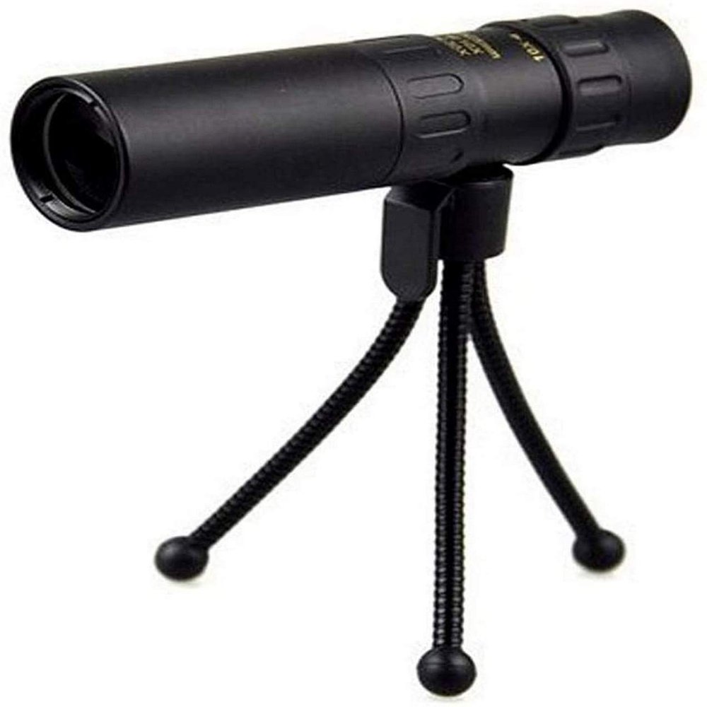 Monoculars Telescope High Power 10-30x25 Zoom Monocular Powerful Telescope Pocket Binoculars Mini Scope with Tripod and Carry Bag Binoculars
