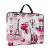 Paris Eiffel Tower France print Durable Travel Laptop Bag HandBag Shockproof Carrying Bag Briefcase for 14inch Laptop Notebook view 2
