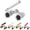 High Power Binoculars, Binoculars Black 3X25 Opera Binocular Coated Lens Telescope Opera Coated Theater Glass Lady Glass Handle Women Girls s monocular for Indoor/Outdoor view 4