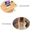 5JJJLOOOPP Laptop Table Over Bed Sofa Couch Rolling Wheel End Table Coffee Table Height Adjustable Overbed Laptop Cart Mobile Computer Desk Hospital Food Tray Desk W (Color C Size 80x40cm) B 60x40cm view 3