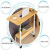 5JJJLOOOPP Laptop Table Over Bed Sofa Couch Rolling Wheel End Table Coffee Table Height Adjustable Overbed Laptop Cart Mobile Computer Desk Hospital Food Tray Desk W (Color C Size 80x40cm) B 60x40cm view 4