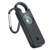 TIPSEAN Personal Safety Alarm - 135dB Ultra Loud Siren with LED Strobe Light, USB-C Rechargeable, Compact Keychain Alarm for Women/Men, Emergency Flashlight & Vibration Alert(Black) view 1