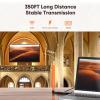 Coolpie Wireless HDMI Transmitter and Receiver, Long Range 150M/450Ft, 1080P HD Streaming, Plug & Play +Coolpie Wireless HDMI Transmitter and 2 Receivers, Plug and Play, 350FT Long Range, 2.4G/5G view 2