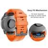 RORFFK For Fenix 8 Watchbands 22mm Band For Fenix 7/Fenix 6 Pro/Fenix 5/Fenix 5 Plus/Forerunner 935/Forerunner 945/Approach S60/Quatix 5 Watchband(Orange) view 2