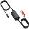 192kHz DAC Digital to Analog Audio Converter 7ft/2.1m Digital Audio Optical to RCA Cable SPDIF to RCA Converter with Built-in Audio Amplifier Chipset for HDTV, DVD, Blu-Ray Players view 1
