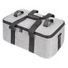 PTILSERY Canvas Photography Light Carrying Case Storage Bag Organiser Container with Removeable Dividers and Shoulder Strap view 1