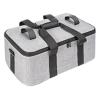PTILSERY Canvas Photography Light Carrying Case Storage Bag Organiser Container with Removeable Dividers and Shoulder Strap view 3