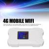 4G Portable Router Support 32 Users, Travel Pocket Hotspot with 1.44 Inch Color Screen for Americas Europe Australia, 3000mAh (White) view 3