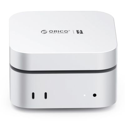 ORICO MiniMate TB5 80Gbps 1TB External SSD for Mac Mini M4, Compatible with Thunderbolt5(6000MB/s) for macOS, USB C to USB C Cable(80Gbps), JHL9480 Chip(Only Compatible with Thunderbolt Interface (1TB
