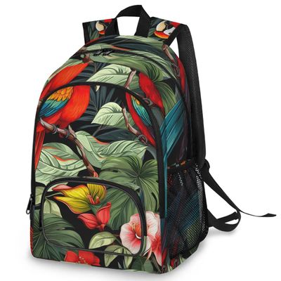 Backpack For Women Men, Charming Birds Travel Backpack Laptop Backpack Tablet Casual Big Capacity Backpack Water Resistant Daypack Bags Bookbags Outdoor Camping