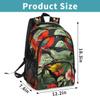Backpack For Women Men, Charming Birds Travel Backpack Laptop Backpack Tablet Casual Big Capacity Backpack Water Resistant Daypack Bags Bookbags Outdoor Camping view 3
