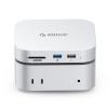 ORICO MiniMate SE Mac mini M4 4TB Storage & Docking Station, External SATA SSD (Non-Removable) 5Gbps(480MB/s), USB A*4, USB-C, SD/TF 3.0, 3.5mm Audio, Includes 2 Cables  M4SE view 1