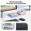 ORICO MiniMate SE Mac mini M4 4TB Storage & Docking Station, External SATA SSD (Non-Removable) 5Gbps(480MB/s), USB A*4, USB-C, SD/TF 3.0, 3.5mm Audio, Includes 2 Cables  M4SE view 4