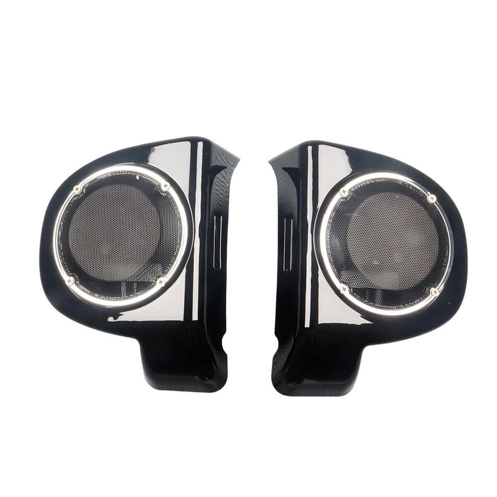 6.5" Speakers Glove Box Grills Fit for Harley Touring Lower Vented Fairing Road King Street Glide Electra Glide Ultra-Classic 2014-2023