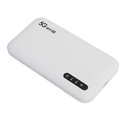 5G 6 Mobile Hotspot High Speed Support 16 Devices 6100mAh Portable Hotspot Router with SIM Card Slot for Phone Tablet