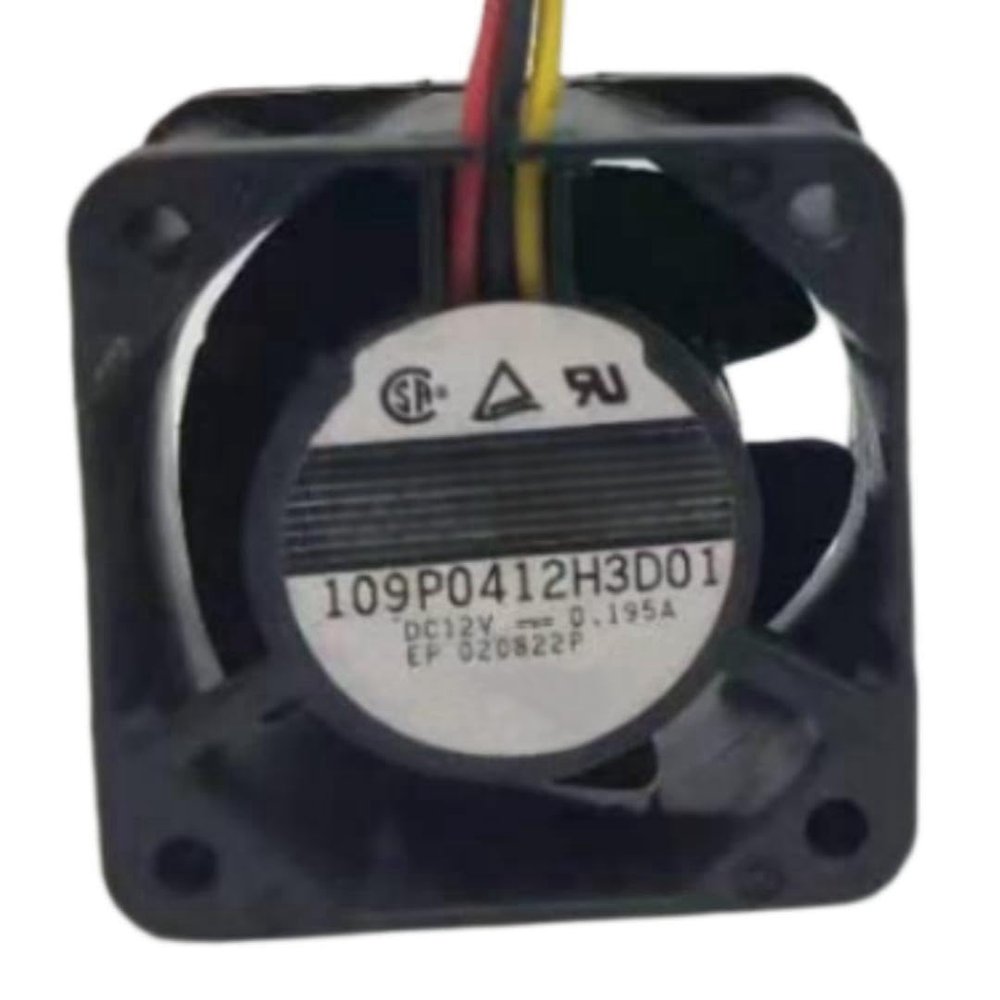 109P0412H3D01 Fan 4CM for 12V 0.195A 4028 40X40X28MM 3-Wire Cooling Fan
