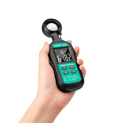 Irfora Mini Digital Lux Meter 0-20,0000 Lux Illuminance Meter LCD Display Handheld Illuminometer High Precision Meter Photometer Luxmeter