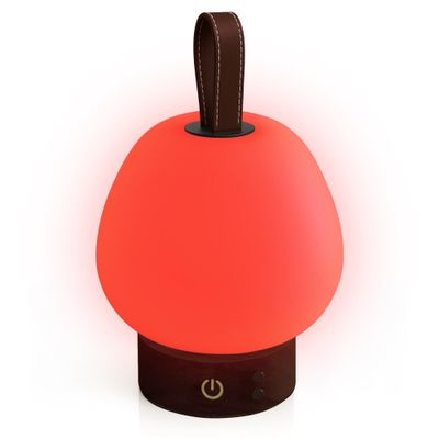 Red Light Therapy Sleep Lamp 660nm Glow for Better Sleep | Cordless, Dimmable Night Light with Timer | Rechargeable, Portable Red Lamp for Bedroom, Bedside & Travel - Rest Easy, Slumber Deeper