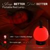 Red Light Therapy Sleep Lamp 660nm Glow for Better Sleep | Cordless, Dimmable Night Light with Timer | Rechargeable, Portable Red Lamp for Bedroom, Bedside & Travel - Rest Easy, Slumber Deeper view 2