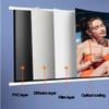 XOMSFKB Manual Projector Screen Pull Down 40" 50" 60", Ceiling Wall Mount Projection Screen Outdoor Home Theater Movie Screen, Wrinkle-Free(4:3,40inch) view 2
