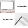 XOMSFKB Manual Projector Screen Pull Down 40" 50" 60", Ceiling Wall Mount Projection Screen Outdoor Home Theater Movie Screen, Wrinkle-Free(4:3,40inch) view 3