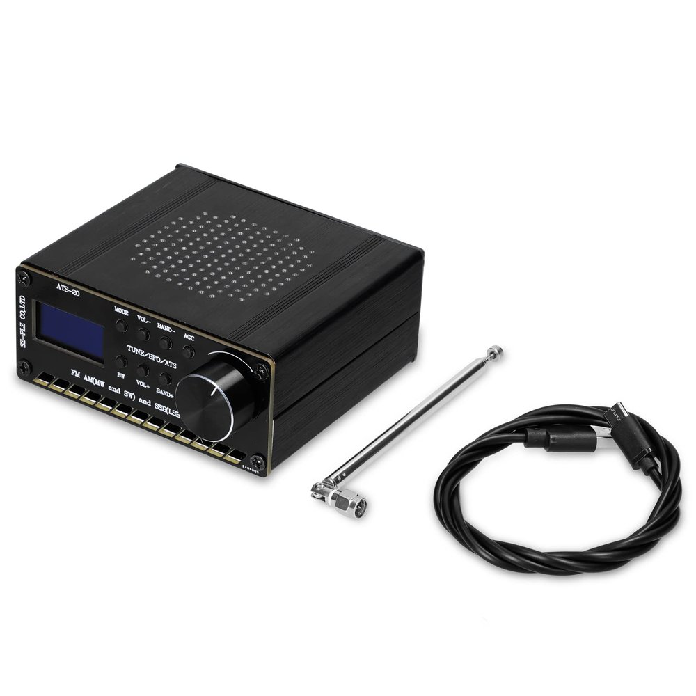 Irfora ATS-20 SI4735 Full Band Radio Receiver FM AM (MW & SW) SSB (LSB & USB) Covering Commercial Amateur Radio Bands